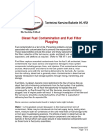 Diesel Fuel Contamination and Fuel Filter Plugging: Technical Service Bulletin 95-1R2