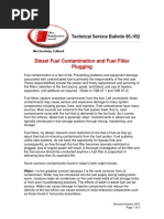 Diesel Fuel Contamination and Fuel Filter Plugging: Technical Service Bulletin 95-1R2