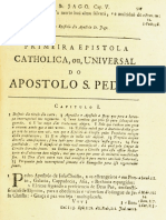 Novo Testamento Almeida 1693 - As Duas Epístolas Universais de Pedro
