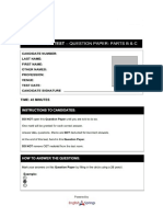 Reading Part B&C Test-01 PDF