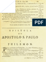 Novo Testamento Almeida 1693 - Epístola de Paulo a Filemon