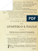 Novo Testamento Almeida 1693 - Segunda Epístola de Paulo Aos Tessalonicenses