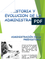 Historia de La Administracion