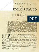 Novo Testamento Almeida 1693 - Epístola de Paulo Aos Efésios