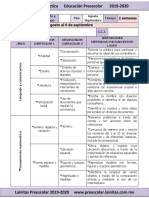 Planeación didáctica preescolar 2019-2020