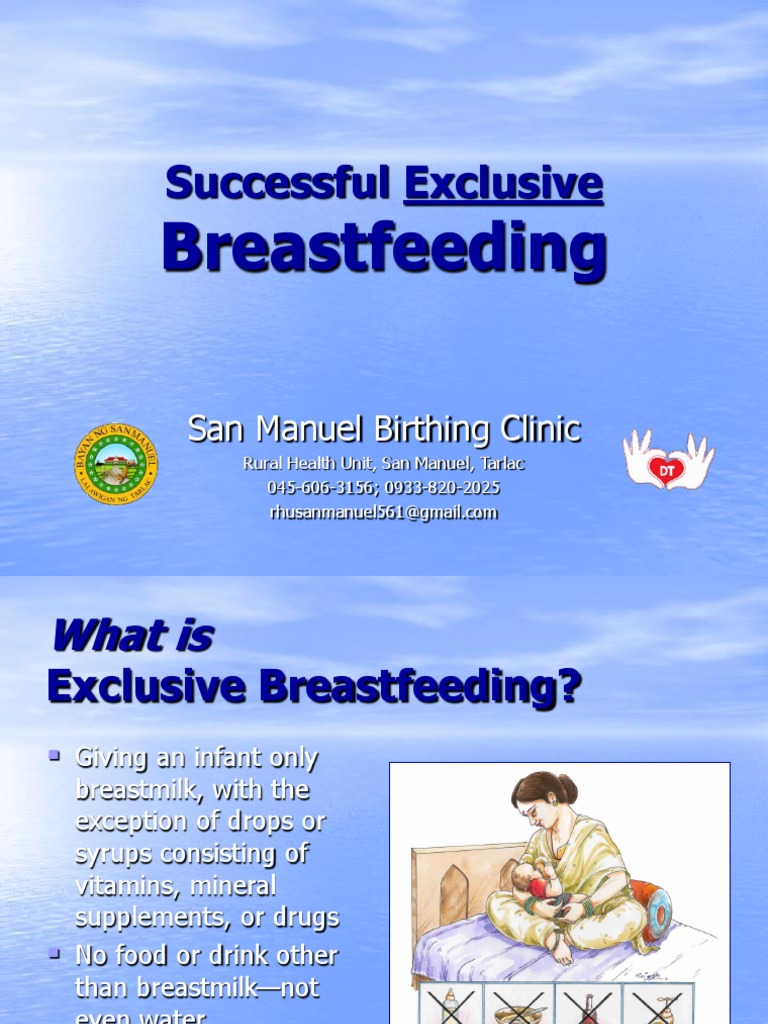 exclusive breastfeeding ppt