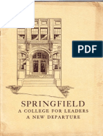 Springfield College Massachusetts, 1933