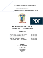 Ecuaciones estructurales en la ingeniería de minas