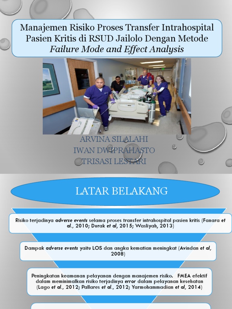Manajemen Risiko Proses Transfer Pasien | PDF