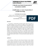 Articulo Ciencia y Filosofía UBC Arturo Lasso 11092019 PDF