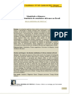 Identidade, diáspora e estudantes africanos no Brasil