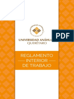 Reglamento - Interno ANAHUAC PDF