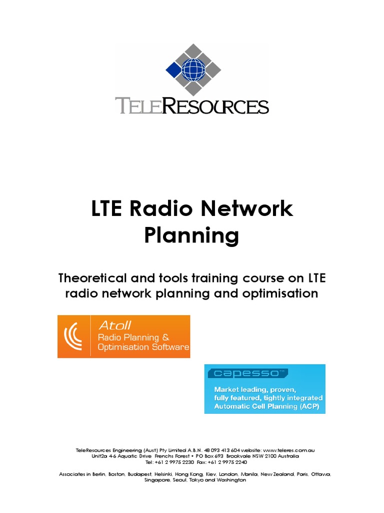 LTE Planning Outlines PDF | PDF | Lte (Telecommunication) | Data ...