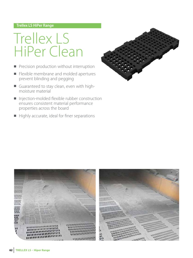Trellex LS HiPer Clean Specifications | PDF | Industrial Processes | Nature