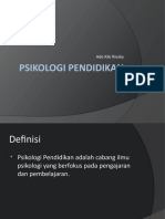 Psikologi Pendidikan