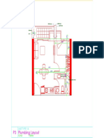 Plumbing Layout P3: Unit Type 1A