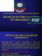 Técnicas de tiro y manejo de armamento