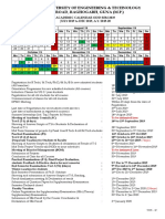 JAYPEE UNIVERSITY ACADEMIC CALENDAR