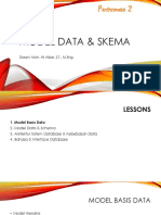 Pertemuan 2 - Model Data Dan Skema