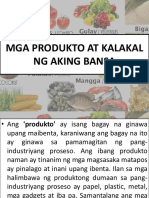 Aralin 10 Mga Produkto at Kalakal NG Aking Bansa