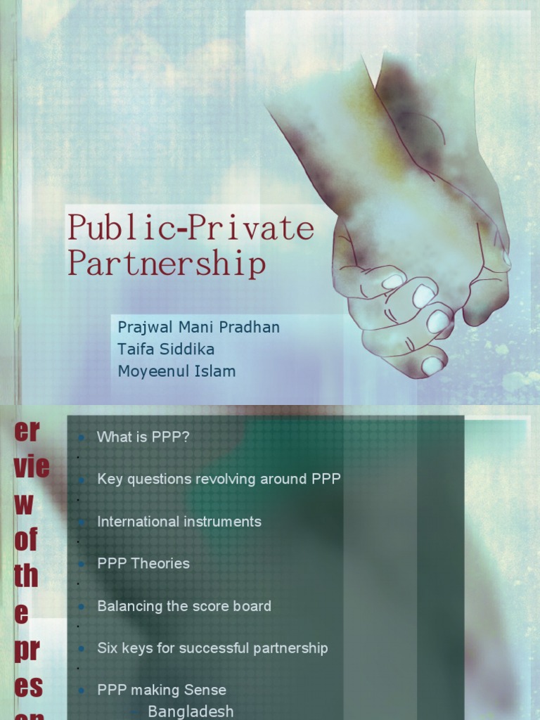 Overview of Public-Private Partnerships | PDF | Public–Private ...