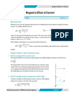 Magnetic Effects of Current