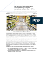 I prodotti industriali “attentano” alla nostra salute. L’aumento della mortalità tra chi li consuma abitualmente è spaventosa, parliamo di un + 62% a salire…! _ Verita' Globale