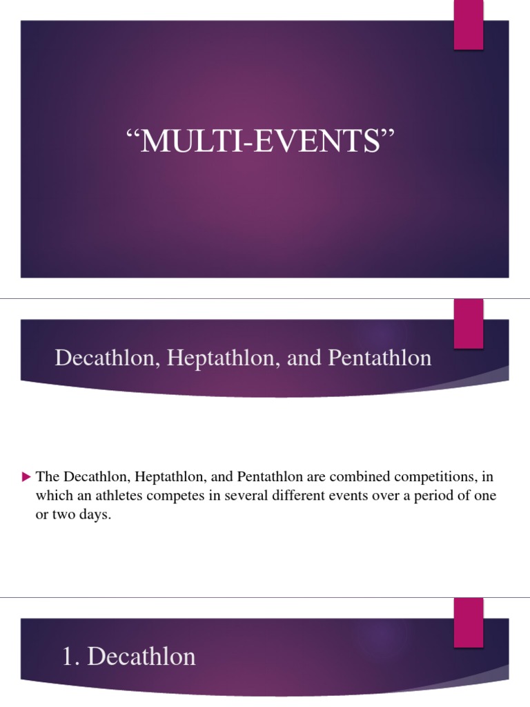 How Many Events In A Decathlon Outlet