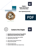 Factors: How Time and Interest Affect Money: Engineering Economy