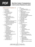 Nextgen Connect Fundamentals Certification Training Syllabus