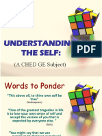 Understanding The Self:: (A CHED GE Subject)