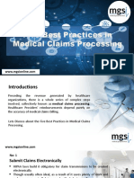 Five Best Practices in Medical Claims Processing