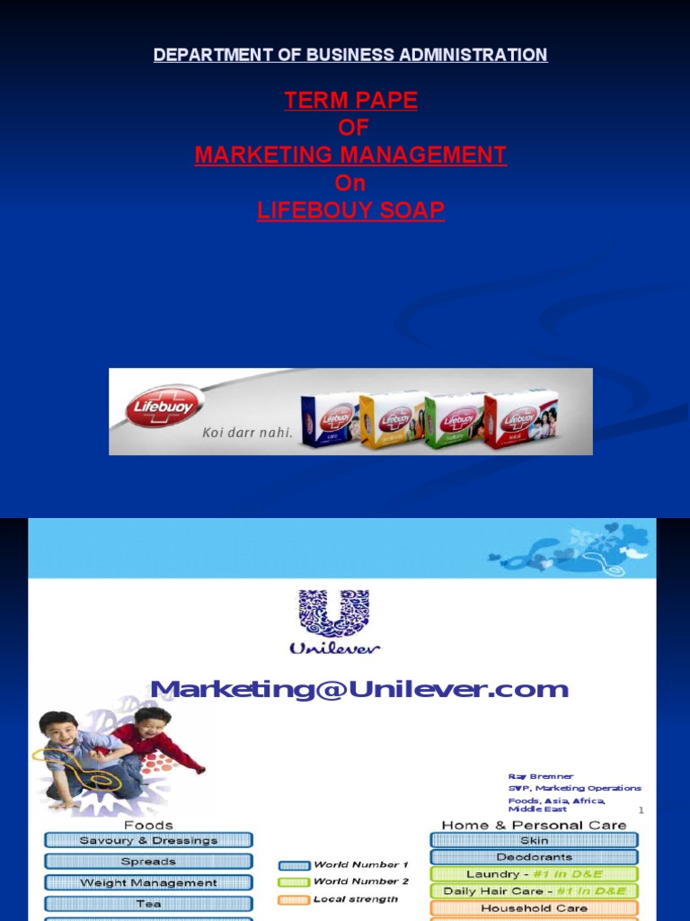 Lifebuoy Soap: Marketing Evolution | PDF | Business