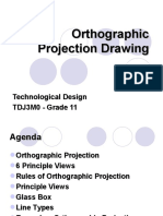 Orthographic Projection Drawing Techniques