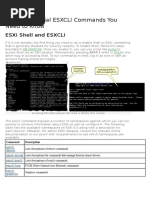 VMWARE CLI Commands