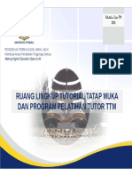 Ruang Lingkup TTM Dan Program Pelatihan Tutor TTM PDF