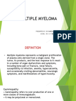 Multiple Myeloma: Presented By: DR - Ramesh Kumar Guide:-Dr. O.P. Meena Sir