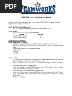 2018-2019 "Laws of The Game" For Futsal: Law I The Field of Play at Teamworks