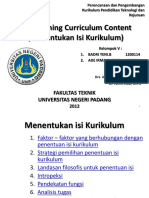 Slide Determining Curriculum Content Print