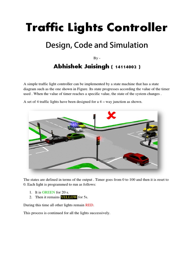 Traffic Lights Controller | PDF | Technology & Engineering