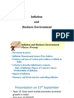 Inflation and Business Environment