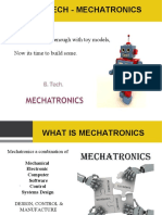 B Tech - Mechatronics: You Have Played Enough With Toy Models, Now Its Time To Build Some