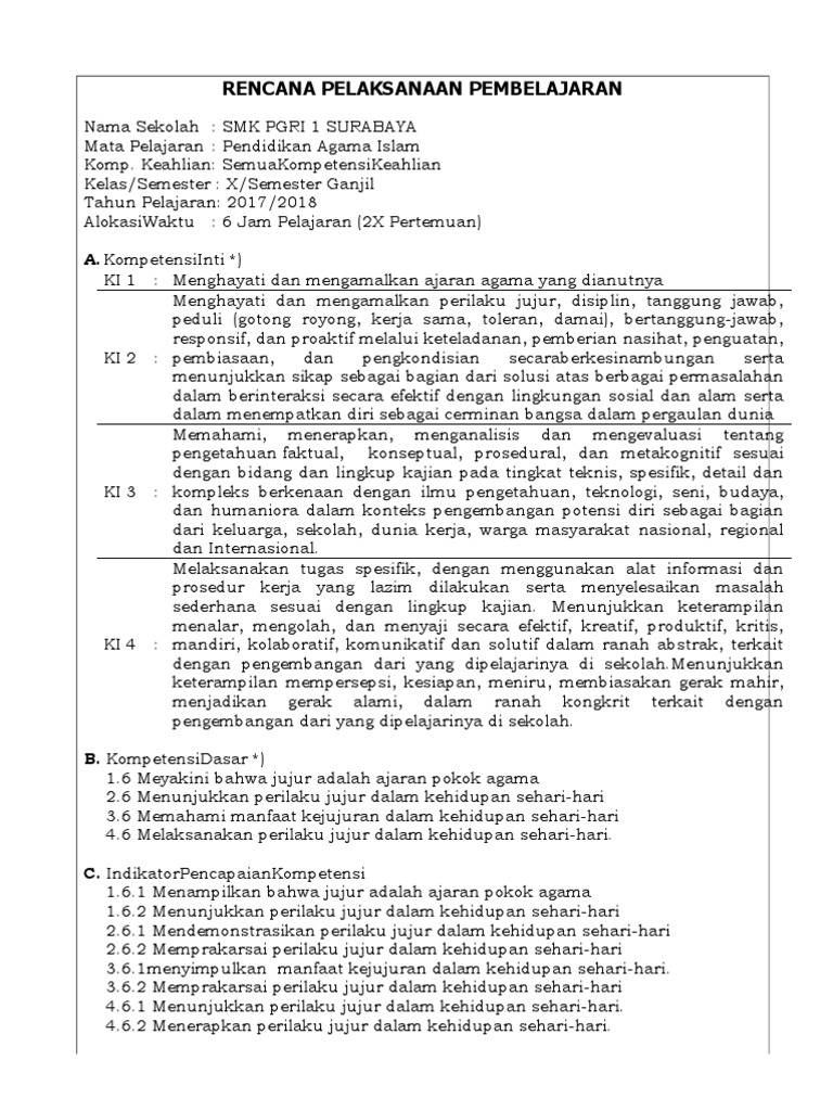 06. rpp mempertahankan kejujuran sebagai cermin kepribadian.docx