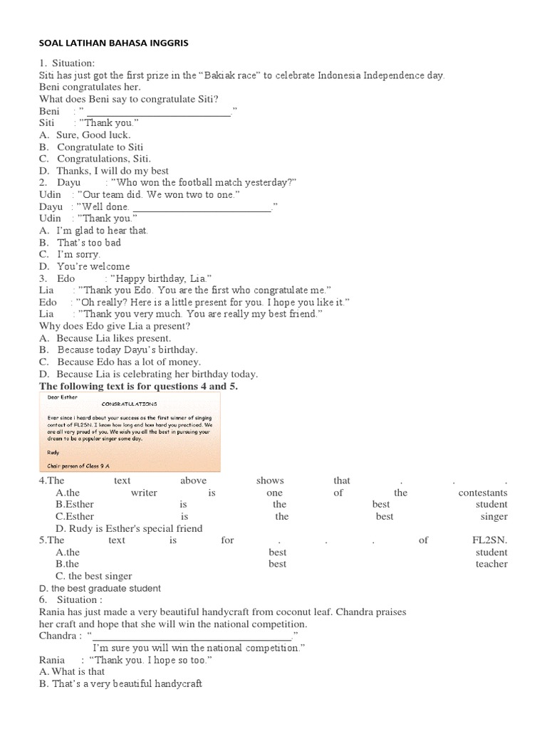 Soal Latihan Bahasa Inggris Dietary Supplements Vitamin D