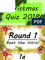 Christmas Quiz 2018