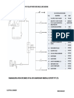 2.5 KWP of Solar Power Grid Single Line Diagram