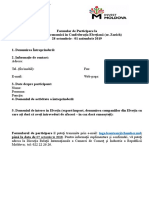 Formular de Participare