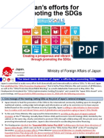 Japan'S Efforts For Promoting The SDGS: Ministry of Foreign Affairs of Japan