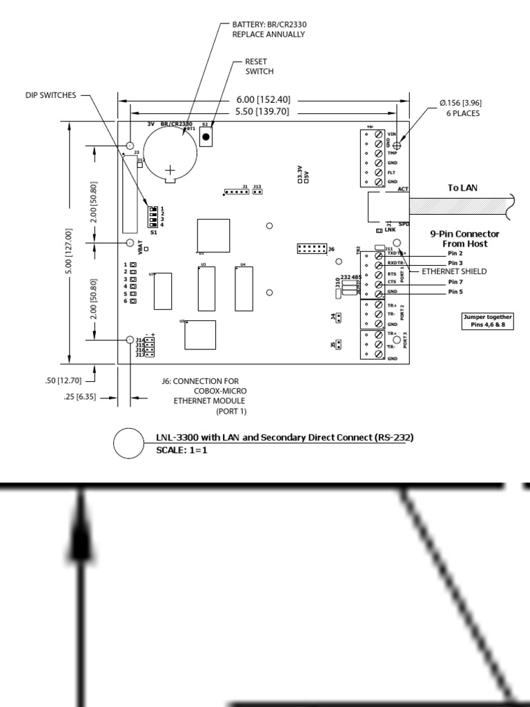 LNL3300 With LAN and RS232 Direct Connect PDF Electronics