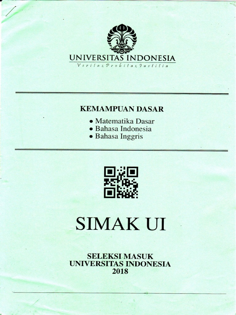 SIMAK UI Dasar | PDF